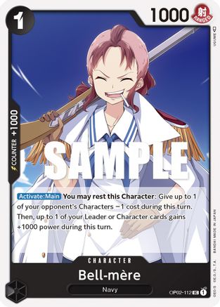 Bell-mere (OP02-112) - Paramount War - Premium One Piece Single from Bandai - Just $0.08! Shop now at Game Crave Tournament Store
