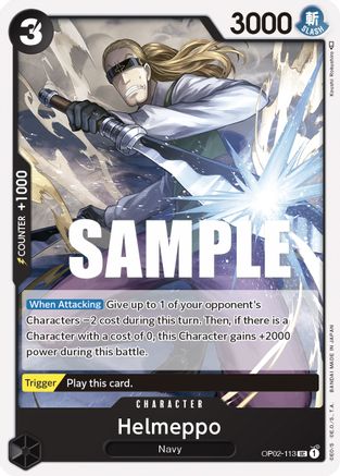 Helmeppo (OP02-113) - Paramount War - Premium One Piece Single from Bandai - Just $0.08! Shop now at Game Crave Tournament Store