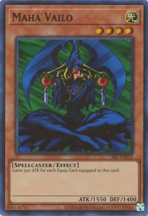 Maha Vailo (SRL-EN012) - Spell Ruler (25th Anniversary Edition) Unlimited - Premium Yugioh Single from Konami - Just $0.83! Shop now at Game Crave Tournament Store