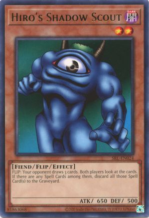Hiro's Shadow Scout (SRL-EN024) - Spell Ruler (25th Anniversary Edition) Unlimited - Premium Yugioh Single from Konami - Just $0.25! Shop now at Game Crave Tournament Store