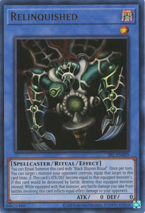 Relinquished (SRL-EN029) - Spell Ruler (25th Anniversary Edition) Unlimited - Premium Yugioh Single from Konami - Just $9.49! Shop now at Game Crave Tournament Store