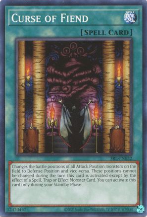 Curse of Fiend (SRL-EN032) - Spell Ruler (25th Anniversary Edition) Unlimited - Premium Yugioh Single from Konami - Just $0.25! Shop now at Game Crave Tournament Store