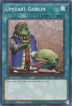 Upstart Goblin (SRL-EN033) - Spell Ruler (25th Anniversary Edition) Unlimited - Premium Yugioh Single from Konami - Just $0.48! Shop now at Game Crave Tournament Store