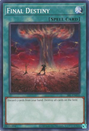 Final Destiny (SRL-EN035) - Spell Ruler (25th Anniversary Edition) Unlimited - Premium Yugioh Single from Konami - Just $0.25! Shop now at Game Crave Tournament Store
