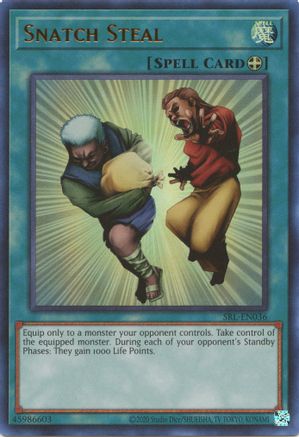 Snatch Steal (SRL-EN036) - Spell Ruler (25th Anniversary Edition) Unlimited - Premium Yugioh Single from Konami - Just $4.99! Shop now at Game Crave Tournament Store