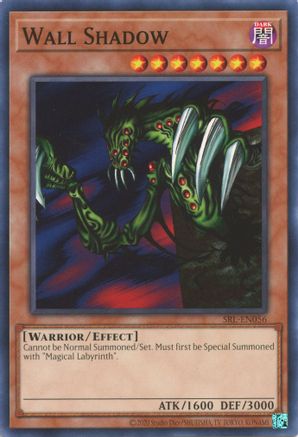 Wall Shadow (SRL-EN056) - Spell Ruler (25th Anniversary Edition) Unlimited - Premium Yugioh Single from Konami - Just $0.08! Shop now at Game Crave Tournament Store