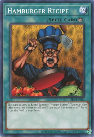 Hamburger Recipe (SRL-EN063) - Spell Ruler (25th Anniversary Edition) Unlimited - Premium Yugioh Single from Konami - Just $0.23! Shop now at Game Crave Tournament Store