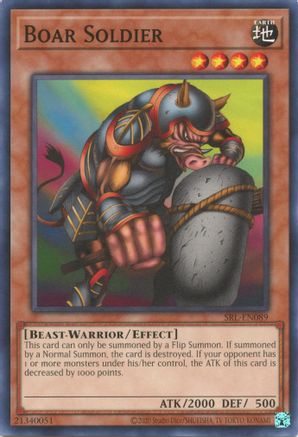 Boar Soldier (SRL-EN089) - Spell Ruler (25th Anniversary Edition) Unlimited - Premium Yugioh Single from Konami - Just $0.25! Shop now at Game Crave Tournament Store