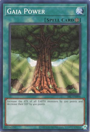 Gaia Power (SRL-EN096) - Spell Ruler (25th Anniversary Edition) Unlimited - Premium Yugioh Single from Konami - Just $0.25! Shop now at Game Crave Tournament Store