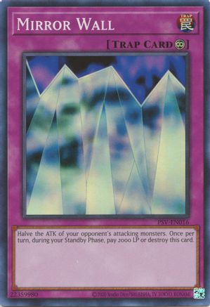 Mirror Wall (PSV-EN016) - Pharaoh's Servant (25th Anniversary Edition) Unlimited - Premium Yugioh Single from Konami - Just $1.67! Shop now at Game Crave Tournament Store