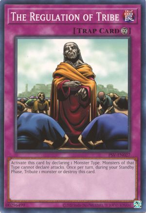 The Regulation of Tribe (PSV-EN027) - Pharaoh's Servant (25th Anniversary Edition) Unlimited - Premium Yugioh Single from Konami - Just $0.25! Shop now at Game Crave Tournament Store