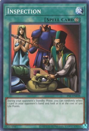 Inspection (PSV-EN038) - Pharaoh's Servant (25th Anniversary Edition) Unlimited - Premium Yugioh Single from Konami - Just $0.25! Shop now at Game Crave Tournament Store