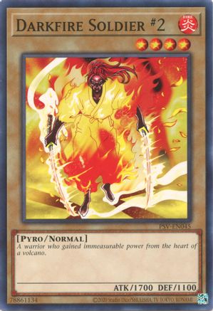 Darkfire Soldier #2 (PSV-EN045) - Pharaoh's Servant (25th Anniversary Edition) Unlimited - Premium Yugioh Single from Konami - Just $0.25! Shop now at Game Crave Tournament Store