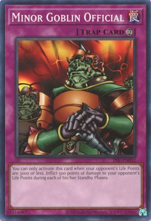 Minor Goblin Official (PSV-EN052) - Pharaoh's Servant (25th Anniversary Edition) Unlimited - Premium Yugioh Single from Konami - Just $0.25! Shop now at Game Crave Tournament Store