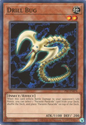 Drill Bug (PSV-EN078) - Pharaoh's Servant (25th Anniversary Edition) Unlimited - Premium Yugioh Single from Konami - Just $0.25! Shop now at Game Crave Tournament Store