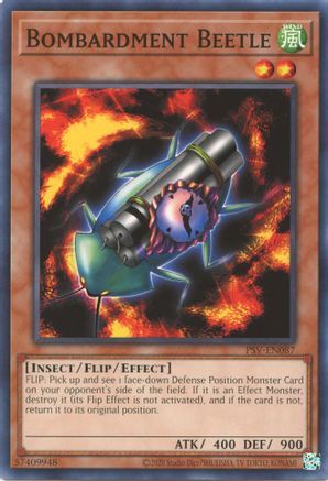 Bombardment Beetle (PSV-EN087) - Pharaoh's Servant (25th Anniversary Edition) Unlimited - Premium Yugioh Single from Konami - Just $0.25! Shop now at Game Crave Tournament Store