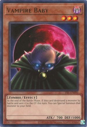 Vampire Baby (PSV-EN090) - Pharaoh's Servant (25th Anniversary Edition) Unlimited - Premium Yugioh Single from Konami - Just $0.25! Shop now at Game Crave Tournament Store