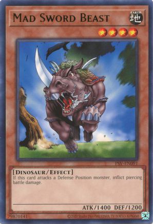 Mad Sword Beast (PSV-EN091) - Pharaoh's Servant (25th Anniversary Edition) Unlimited - Premium Yugioh Single from Konami - Just $0.25! Shop now at Game Crave Tournament Store
