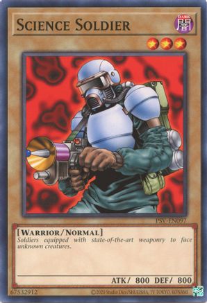 Science Soldier (PSV-EN097) - Pharaoh's Servant (25th Anniversary Edition) Unlimited - Premium Yugioh Single from Konami - Just $0.25! Shop now at Game Crave Tournament Store