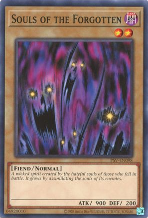 Souls of the Forgotten (PSV-EN098) - Pharaoh's Servant (25th Anniversary Edition) Unlimited - Premium Yugioh Single from Konami - Just $0.25! Shop now at Game Crave Tournament Store