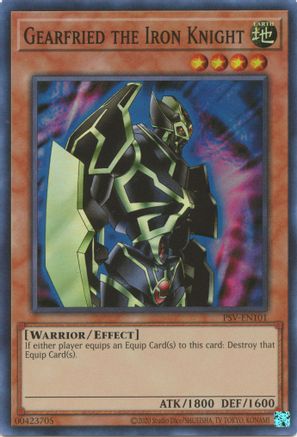 Gearfried the Iron Knight (PSV-EN101) - Pharaoh's Servant (25th Anniversary Edition) Unlimited - Premium Yugioh Single from Konami - Just $1.23! Shop now at Game Crave Tournament Store