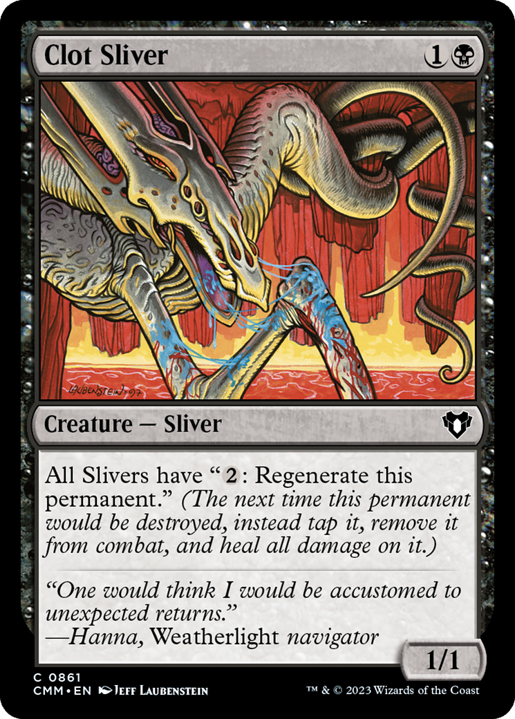 Clot Sliver (CMM-861) - Commander Masters - Premium MTG Single from Wizards of the Coast - Just $0.08! Shop now at Game Crave Tournament Store