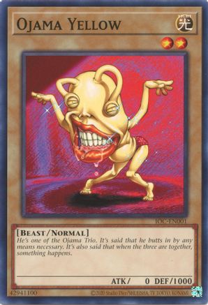 Ojama Yellow (IOC-EN001) - Invasion of Chaos (25th Anniversary Edition) Unlimited - Premium Yugioh Single from Konami - Just $0.24! Shop now at Game Crave Tournament Store