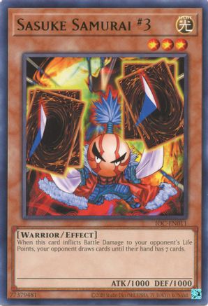 Sasuke Samurai #3 (IOC-EN011) - Invasion of Chaos (25th Anniversary Edition) Unlimited - Premium Yugioh Single from Konami - Just $0.25! Shop now at Game Crave Tournament Store