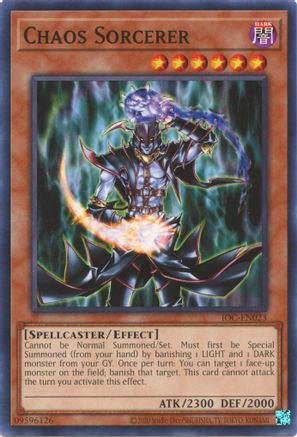 Chaos Sorcerer (IOC-EN023) - Invasion of Chaos (25th Anniversary Edition) Unlimited - Premium Yugioh Single from Konami - Just $0.17! Shop now at Game Crave Tournament Store