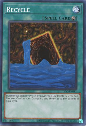 Recycle (IOC-EN041) - Invasion of Chaos (25th Anniversary Edition) Unlimited - Premium Yugioh Single from Konami - Just $0.08! Shop now at Game Crave Tournament Store