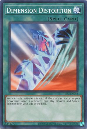Dimension Distortion (IOC-EN044) - Invasion of Chaos (25th Anniversary Edition) Unlimited - Premium Yugioh Single from Konami - Just $0.25! Shop now at Game Crave Tournament Store