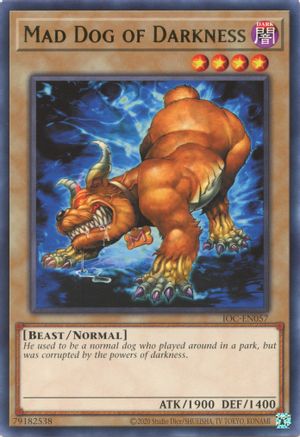 Mad Dog of Darkness (IOC-EN057) - Invasion of Chaos (25th Anniversary Edition) Unlimited - Premium Yugioh Single from Konami - Just $0.25! Shop now at Game Crave Tournament Store