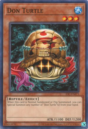 Don Turtle (IOC-EN071) - Invasion of Chaos (25th Anniversary Edition) Unlimited - Premium Yugioh Single from Konami - Just $0.08! Shop now at Game Crave Tournament Store