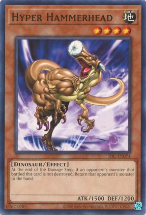 Hyper Hammerhead (IOC-EN074) - Invasion of Chaos (25th Anniversary Edition) Unlimited - Premium Yugioh Single from Konami - Just $0.08! Shop now at Game Crave Tournament Store