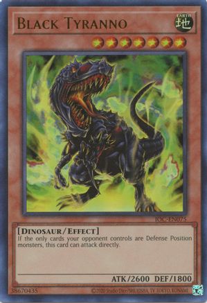 Black Tyranno (IOC-EN075) - Invasion of Chaos (25th Anniversary Edition) Unlimited - Premium Yugioh Single from Konami - Just $9.83! Shop now at Game Crave Tournament Store