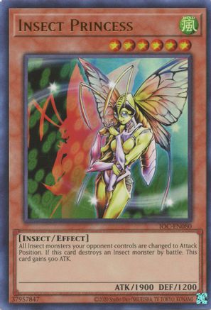 Insect Princess (IOC-EN080) - Invasion of Chaos (25th Anniversary Edition) Unlimited - Premium Yugioh Single from Konami - Just $2.53! Shop now at Game Crave Tournament Store