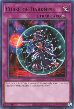 Curse of Darkness (IOC-EN106) - Invasion of Chaos (25th Anniversary Edition) Unlimited - Premium Yugioh Single from Konami - Just $0.25! Shop now at Game Crave Tournament Store