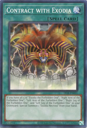 Contract with Exodia (DCR-EN031) - Dark Crisis (25th Anniversary Edition) Unlimited - Premium Yugioh Single from Konami - Just $0.26! Shop now at Game Crave Tournament Store
