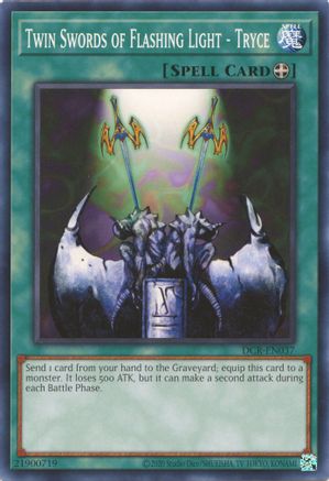 Twin Swords of Flashing Light - Tryce (DCR-EN037) - Dark Crisis (25th Anniversary Edition) Unlimited - Premium Yugioh Single from Konami - Just $0.25! Shop now at Game Crave Tournament Store