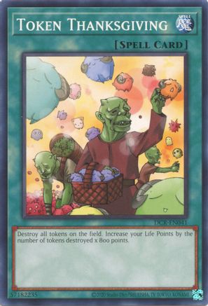 Token Thanksgiving (DCR-EN041) - Dark Crisis (25th Anniversary Edition) Unlimited - Premium Yugioh Single from Konami - Just $0.08! Shop now at Game Crave Tournament Store
