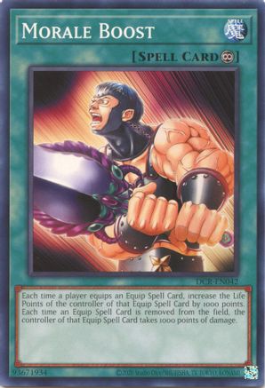Morale Boost (DCR-EN042) - Dark Crisis (25th Anniversary Edition) Unlimited - Premium Yugioh Single from Konami - Just $0.25! Shop now at Game Crave Tournament Store