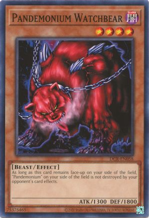 Pandemonium Watchbear (DCR-EN058) - Dark Crisis (25th Anniversary Edition) Unlimited - Premium Yugioh Single from Konami - Just $0.08! Shop now at Game Crave Tournament Store