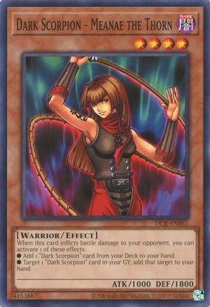 Dark Scorpion - Meanae the Thorn (DCR-EN061) - Dark Crisis (25th Anniversary Edition) Unlimited - Premium Yugioh Single from Konami - Just $0.25! Shop now at Game Crave Tournament Store