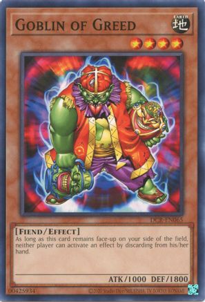 Goblin of Greed (DCR-EN065) - Dark Crisis (25th Anniversary Edition) Unlimited - Premium Yugioh Single from Konami - Just $0.14! Shop now at Game Crave Tournament Store