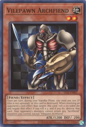 Vilepawn Archfiend (DCR-EN067) - Dark Crisis (25th Anniversary Edition) Unlimited - Premium Yugioh Single from Konami - Just $0.25! Shop now at Game Crave Tournament Store