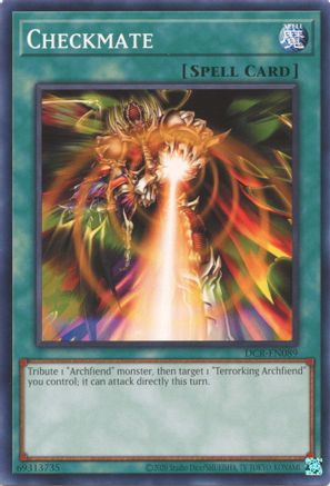 Checkmate (DCR-EN089) - Dark Crisis (25th Anniversary Edition) Unlimited - Premium Yugioh Single from Konami - Just $0.25! Shop now at Game Crave Tournament Store