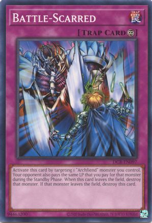 Battle-Scarred (DCR-EN097) - Dark Crisis (25th Anniversary Edition) Unlimited - Premium Yugioh Single from Konami - Just $0.25! Shop now at Game Crave Tournament Store