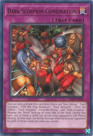Dark Scorpion Combination (DCR-EN098) - Dark Crisis (25th Anniversary Edition) Unlimited - Premium Yugioh Single from Konami - Just $0.25! Shop now at Game Crave Tournament Store