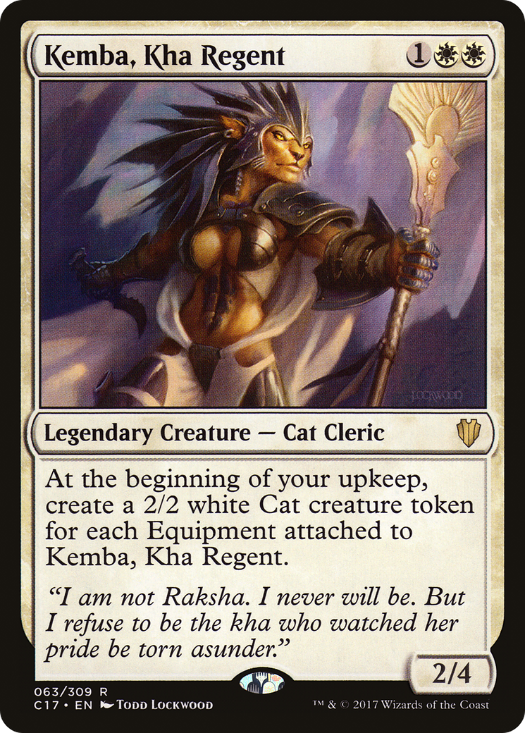 Kemba, Kha Regent (C17-063) - Commander 2017 - Premium MTG Single from Wizards of the Coast - Just $0.24! Shop now at Game Crave Tournament Store