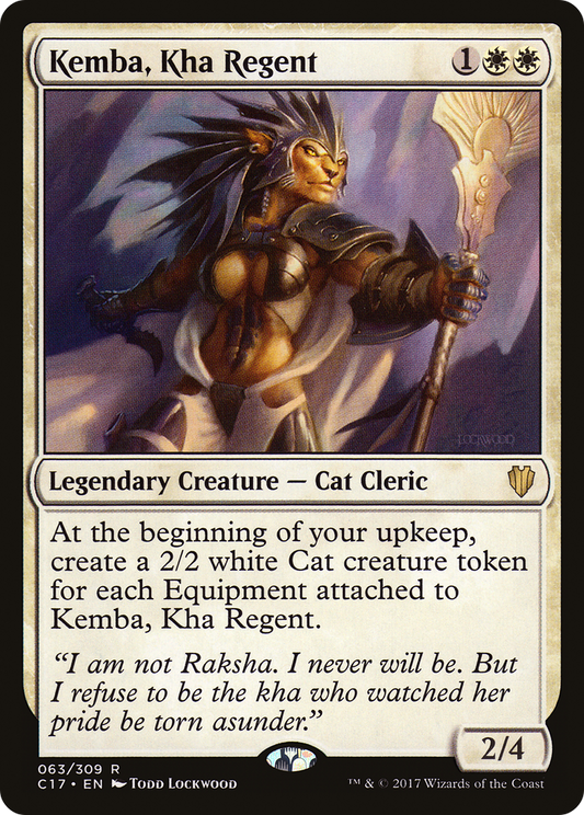 Kemba, Kha Regent (C17-063) - Commander 2017 - Premium MTG Single from Wizards of the Coast - Just $0.24! Shop now at Game Crave Tournament Store